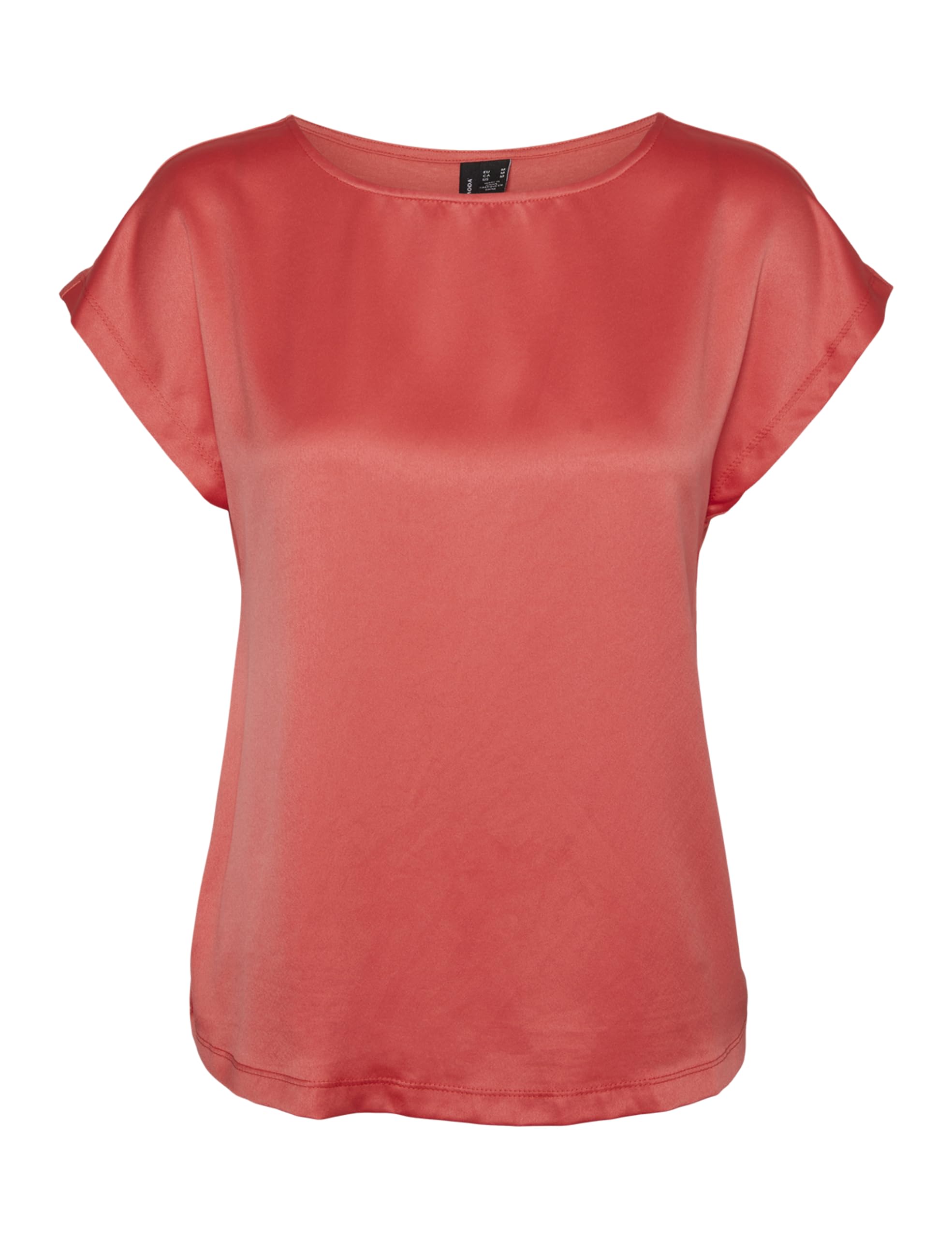 VERO MODA Women's Vmmerle Mix Top WVN Ga Noos, Cayenne, XL