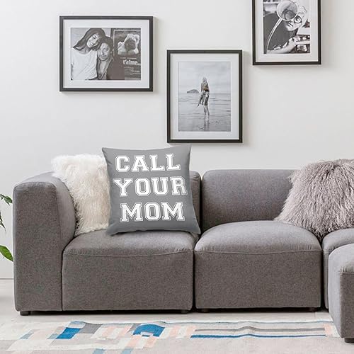 Miniatura 6 de Call Your MOM - Fundas de almohada de tela de terciopelo con estampado 3D, adecuadas para dormitorio, sala de estar, suelo, banco, regalo para