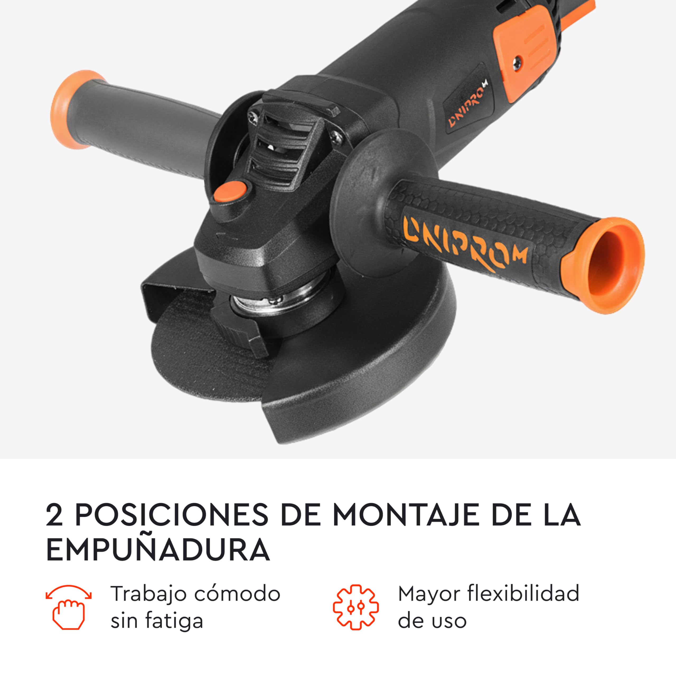 Amoladora Angular Dnipro-M GL-145S 950W 125mm, Regulador 3000-10500 RPM