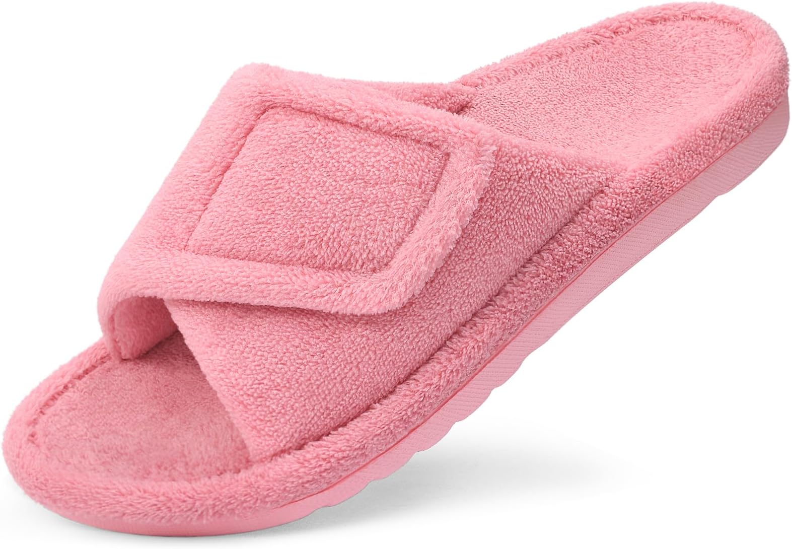 Litfun Unisex Orthopedic Slippers Arch Support Open Toe Shoes, Pink 38