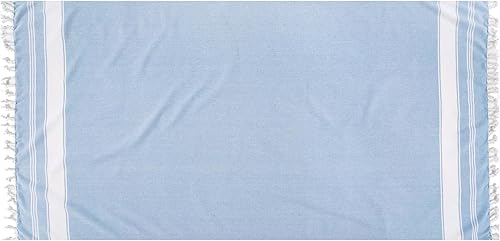 Vista 276 de LANE LINEN Juego de 6 toallas de playa turcas para mujer, tamaño grande, 39 x 71 pulgadas, prelavadas, no se encogen, no se encogen, sin arena