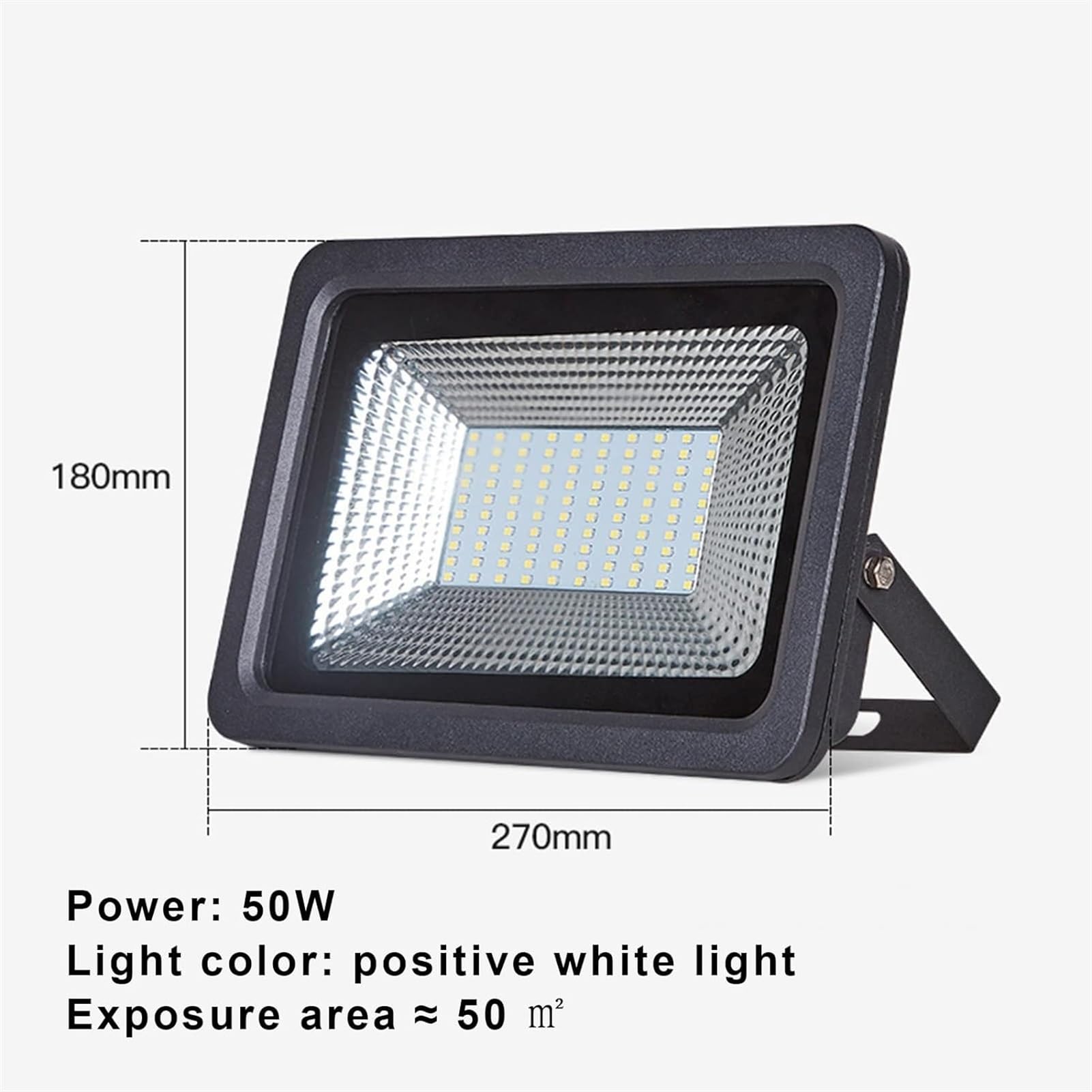 oświetlenie zewnętrzne, Oświetlenie zewnętrzne, zabezpieczające, superjasne, reflektor roboczy do garażu, ogrodu, trawnika i podwórka(50W)