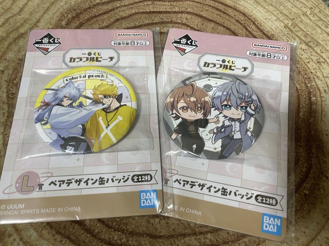 Amazon.co.jp: カラフルピーチ 缶バッチ どぬく、たっつん、うり、ヒロ