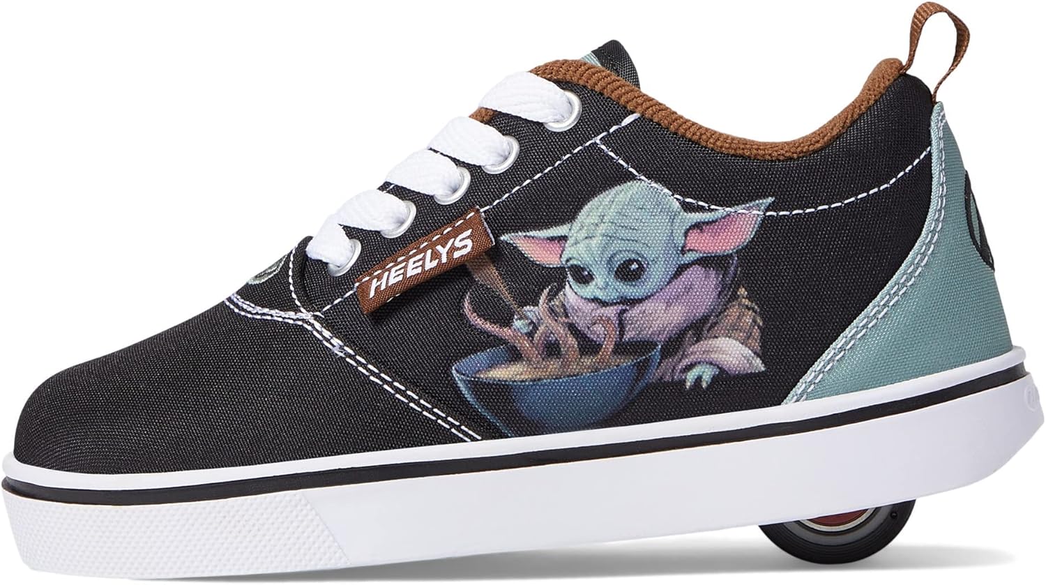 HEELYS Boy's Pro 20 Star Wars (Little Kid/Big Kid/Adult) Black/Bison/Lily Pad 3 Little Kid M