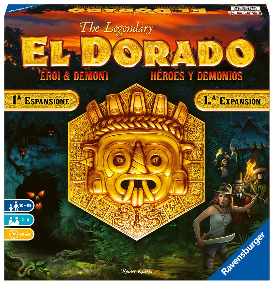 Ravensburger - El Dorado Eroi e Demoni, Espansione, Gioco da Tavolo per Tutta la Famiglia, 2-4 Giocatori, Idea Regalo per Adulti e Ragazzi 10+ Anni, Edizione in Italiano