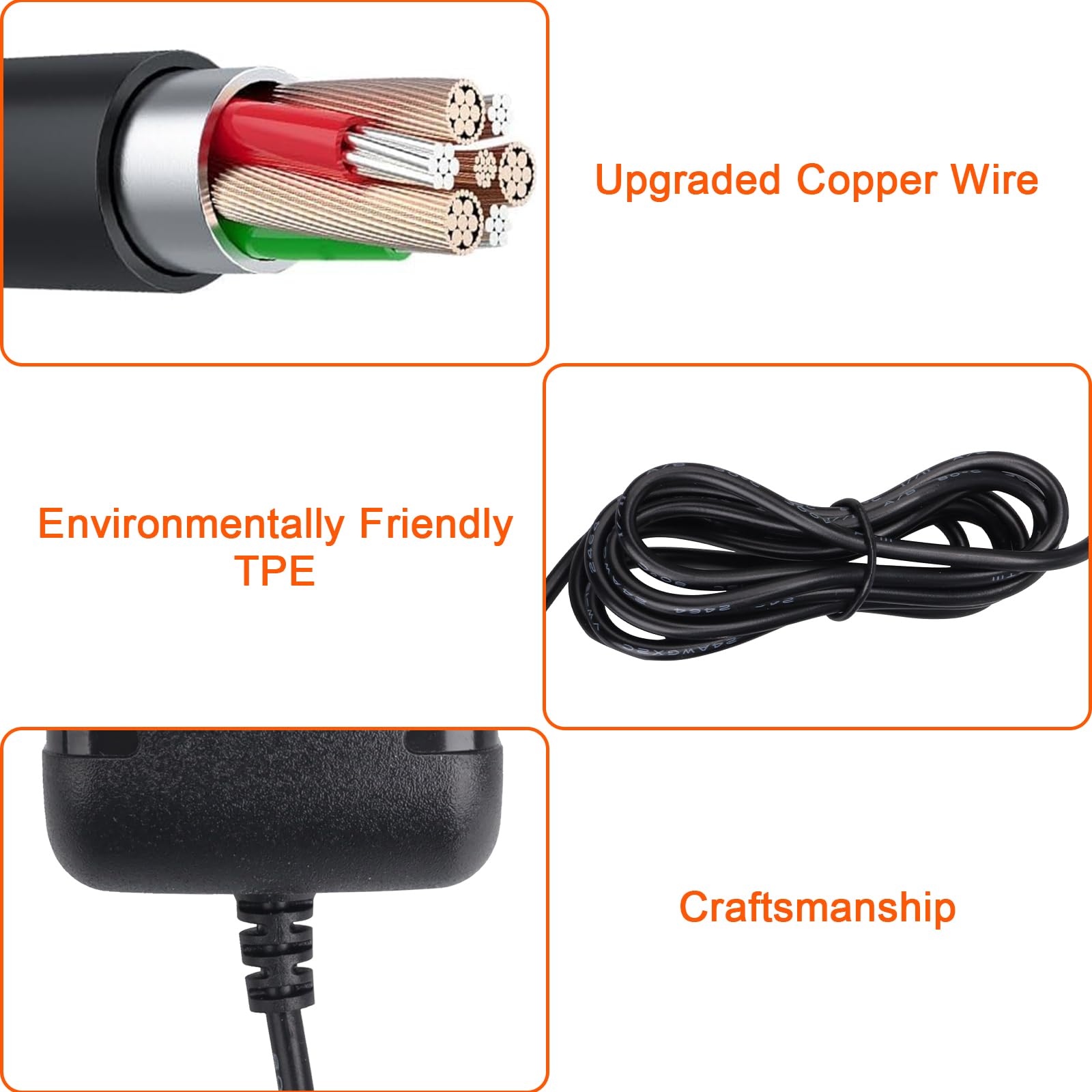 JIMACRO Caricabatterie Compatibile con il Tiralatte Spectra, Cavo di Alimentazione Compatibile con Spectra S1 S1 Plus S2 S2 Plus S3 Pro SG Synergy Gold SPS100 SPS200 9 Plus. Alimentatore 12 V 2 A