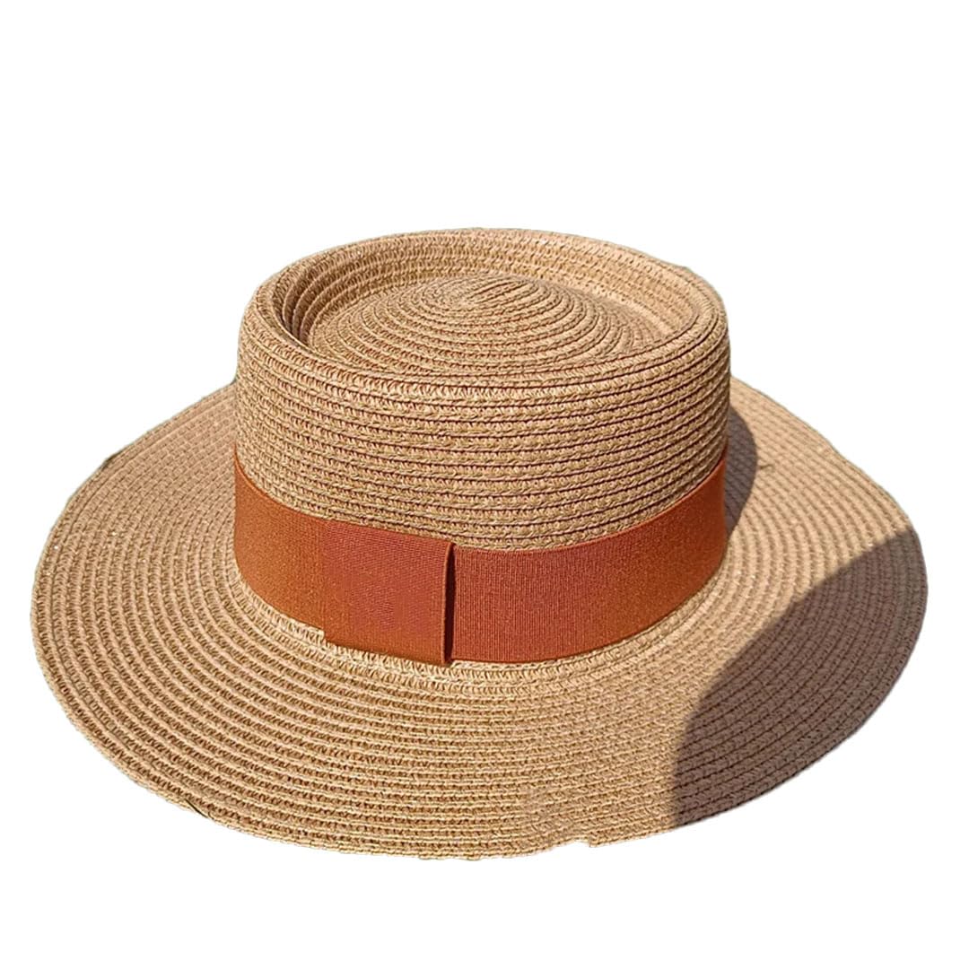 EYRMQWJPC Wide Brim Sun Hat, Women's Paper Straw Sun Hat Multicolor 55-58cm(10)