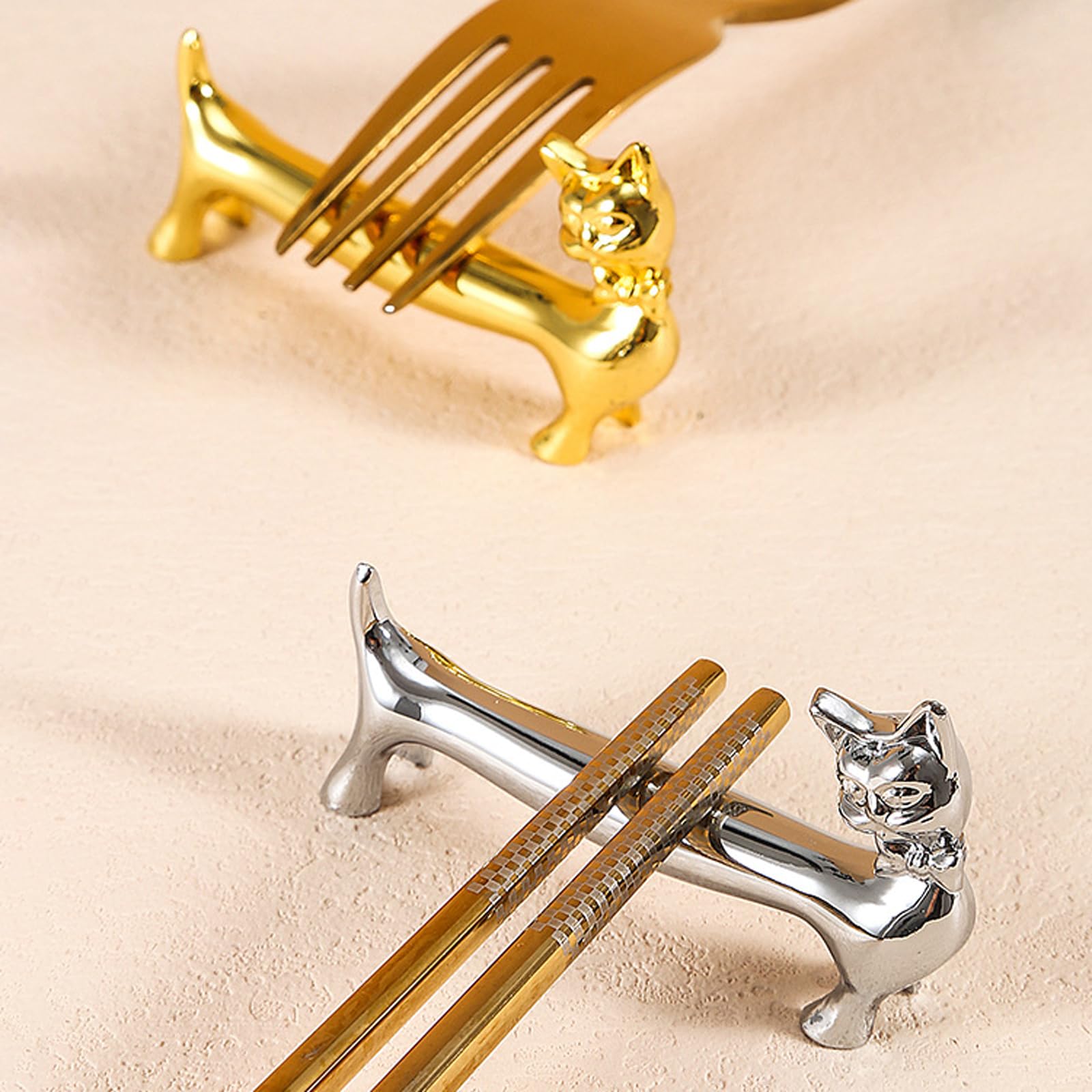 Repose-Baguettes, Support pour Baguettes de Restaurant, Support Mignon pour cuillère et Fourchette, Support pour Baguettes et Couteau de Table.