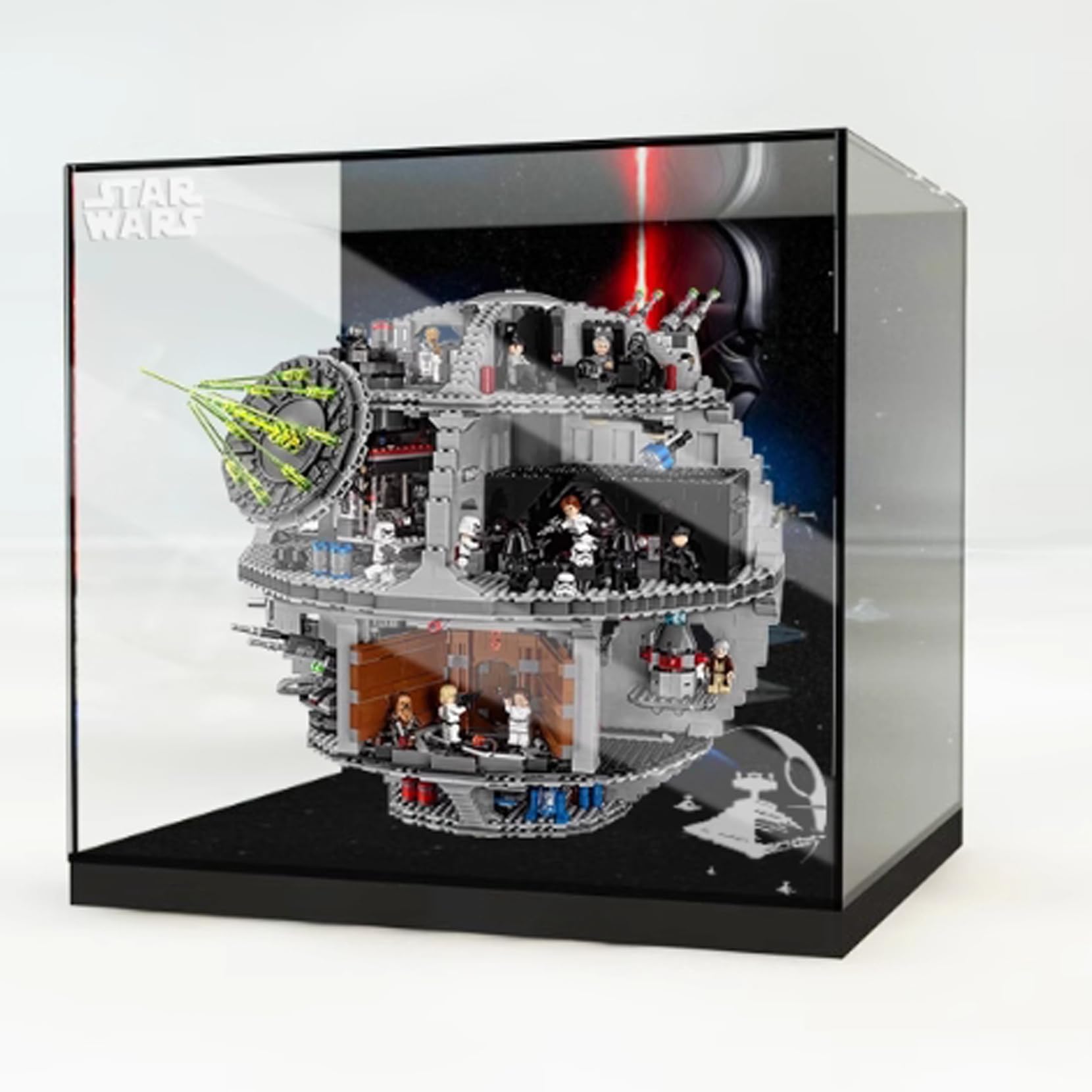 Acrylic Display Case for Lego Death Star 75159,Showcase,Protect & Decorate Model with Dustproof Storage Size 20.8 x 17.7 x 18.1 in (with Pictures 2)
