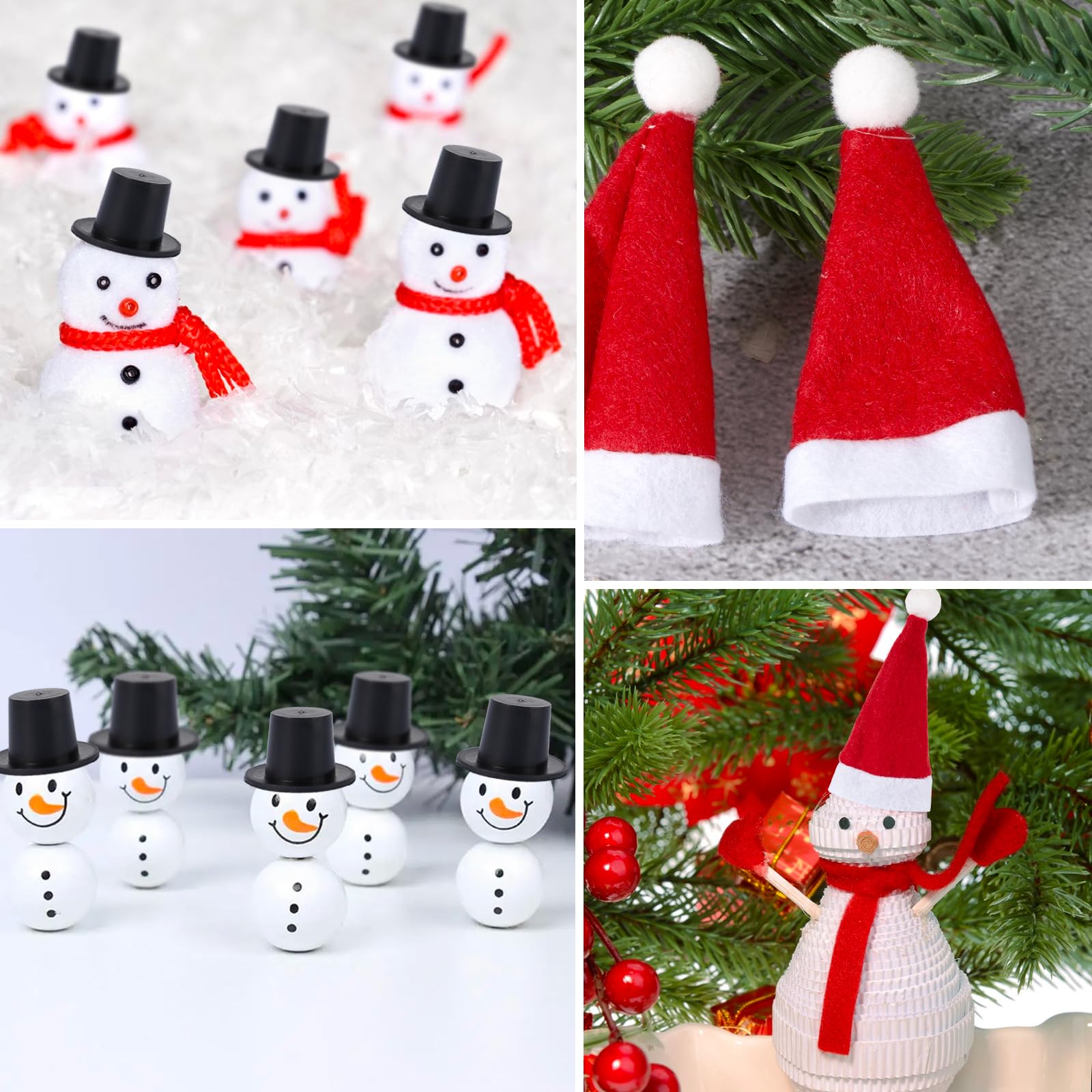 Segnaposto Cappello Di Babbo Natale Di Carta Cappello Da Befana 24