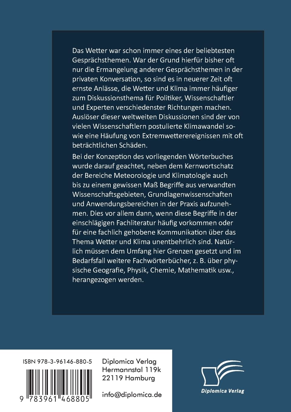 Wörterbuch Meteorologie und Klimatologie. Französisch – Deutsch, Deutsch – Französisch