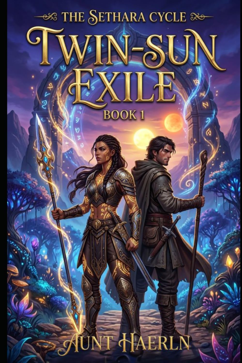 The Sethara Cycle , Book 1 , Twin-Sun Exile: An Epic Fantasy of Two Worlds