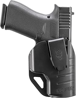 Fobus 43C Concealed Carry IWB Holster for Glock Pistol Models 43, 43x, 43x MOS, 48, and 48 MOS, Right Handed
