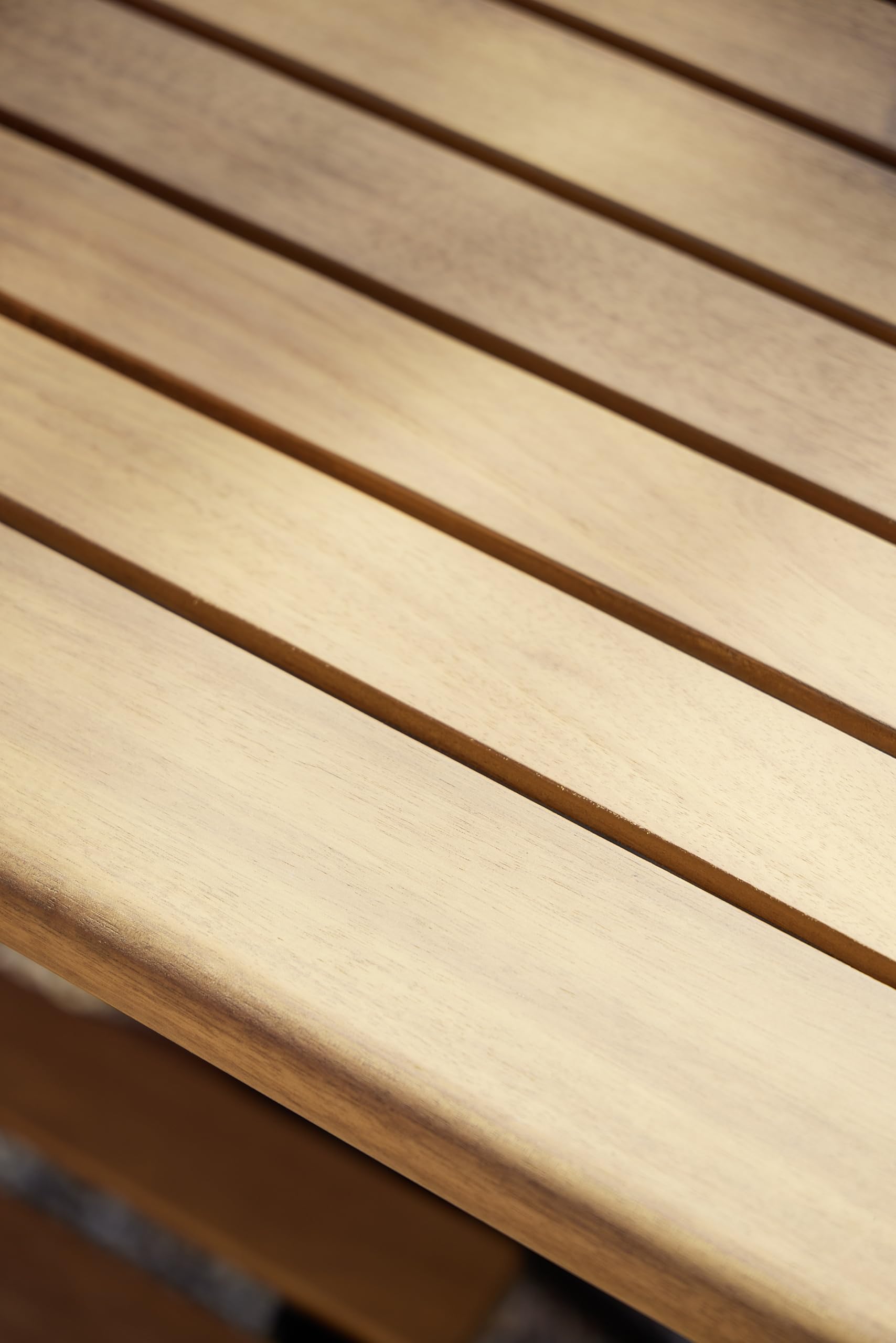 METRO Professional Sedia da Esterno Pieghevole Baviera, Acciaio/Legno di Acacia, Set di 2 Sedie, Ideale per Ristorante e Giardino, Marrone/Nero