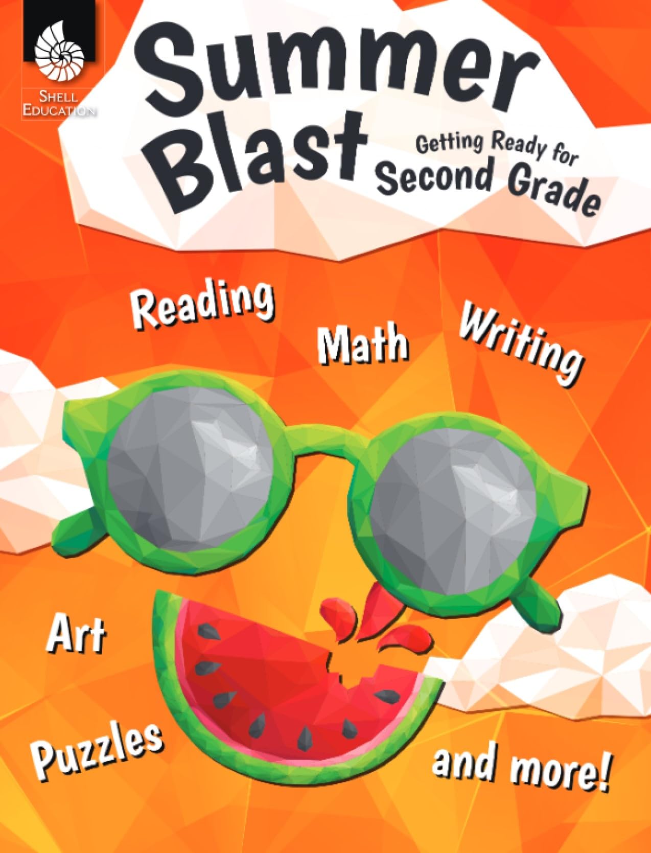 Summer Blast: Getting Ready for Second Grade - Full-Color Workbook for Kids Ages 6-8 - Reading, Writing, Art, and Math Worksheets - Prevent Summer Learning Loss - Parent Tips