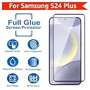 OpenTech® Military-Grade Tempered Glass Screen Protector Compatible for Samsung Galaxy S24 Plus 5G / Samsung Galaxy S25 Plus 5G with Edge to Edge Coverage and Easy Installation kit gallery image