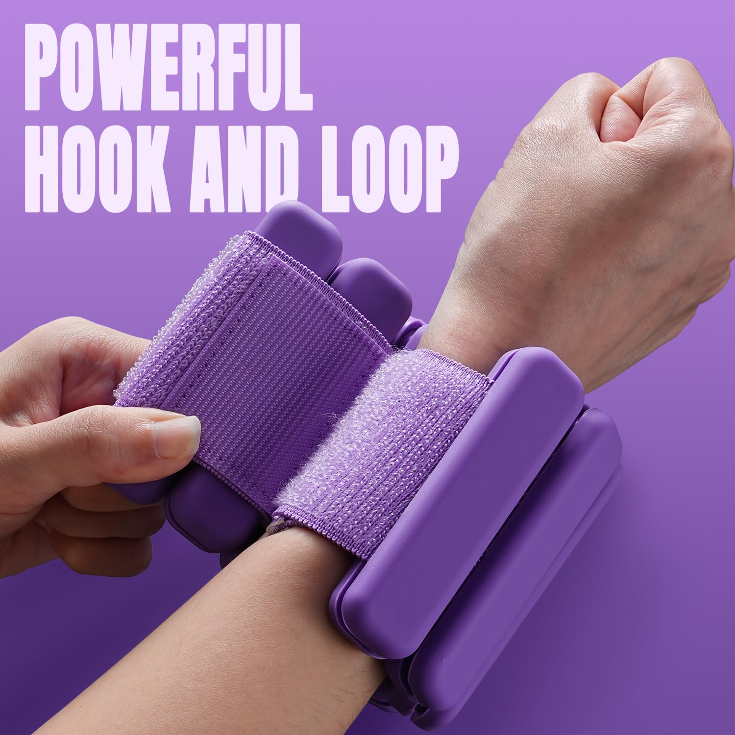 Sportneer Draagbare gewichtsmanchetten, set van 2 (0,5 kg en 1 kg elk) voor mannen en vrouwen, enkelgewichtset voor yoga, dans, aerobics, hardlopen, wandelen