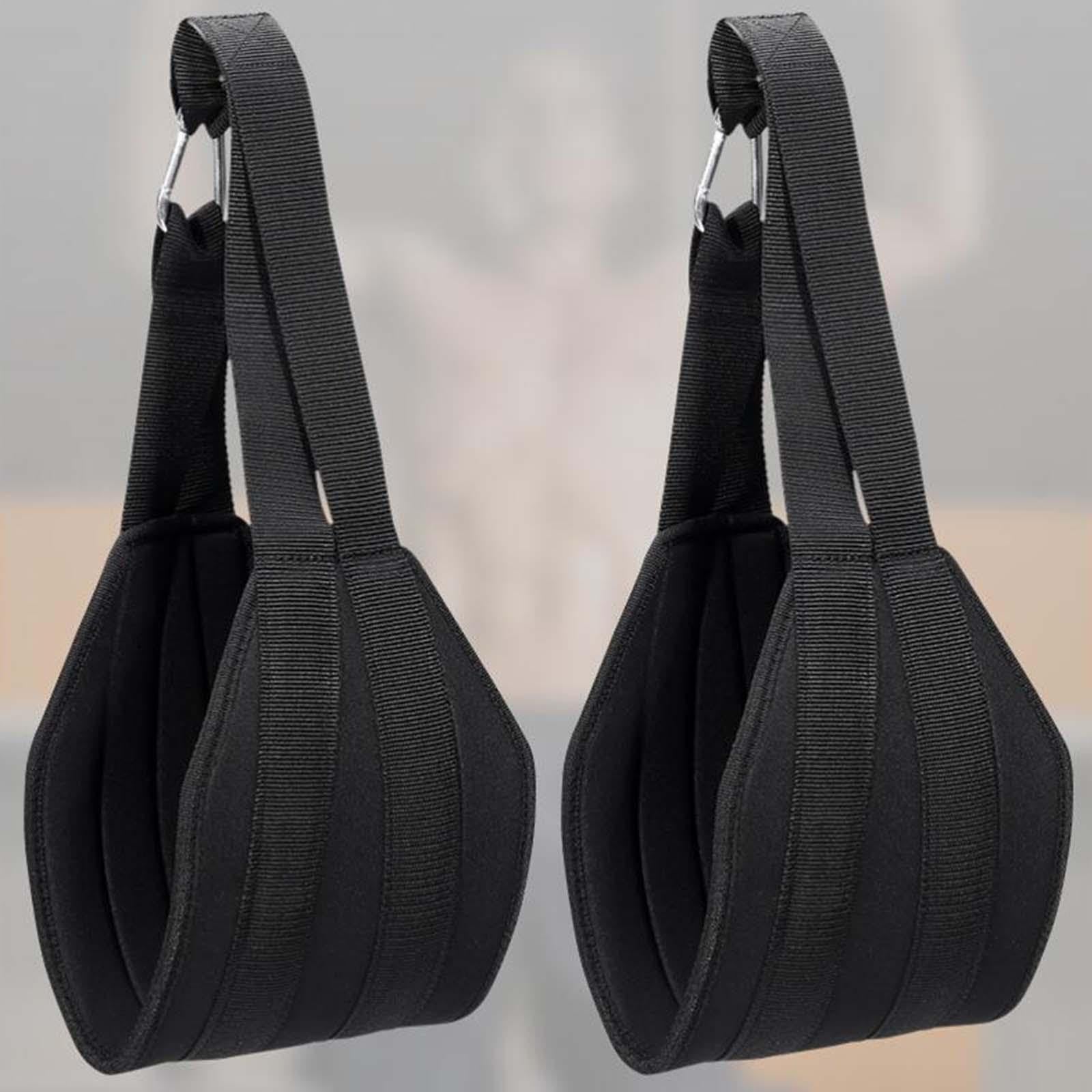 2 Piezas Correas de Entrenamiento Abdominal Correas de Ejercicio para Levantamiento de Piernas Brazaletes para Barra Pull Up Accesorios de Soporte Par