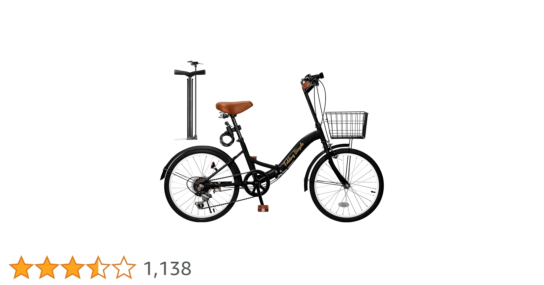 美品　MIXIU 折りたたみ自転車 ホワイト 20インチ　6段ギア 自転車 折りたたみ自転車 20インチ シマノ製 6段ギア リア