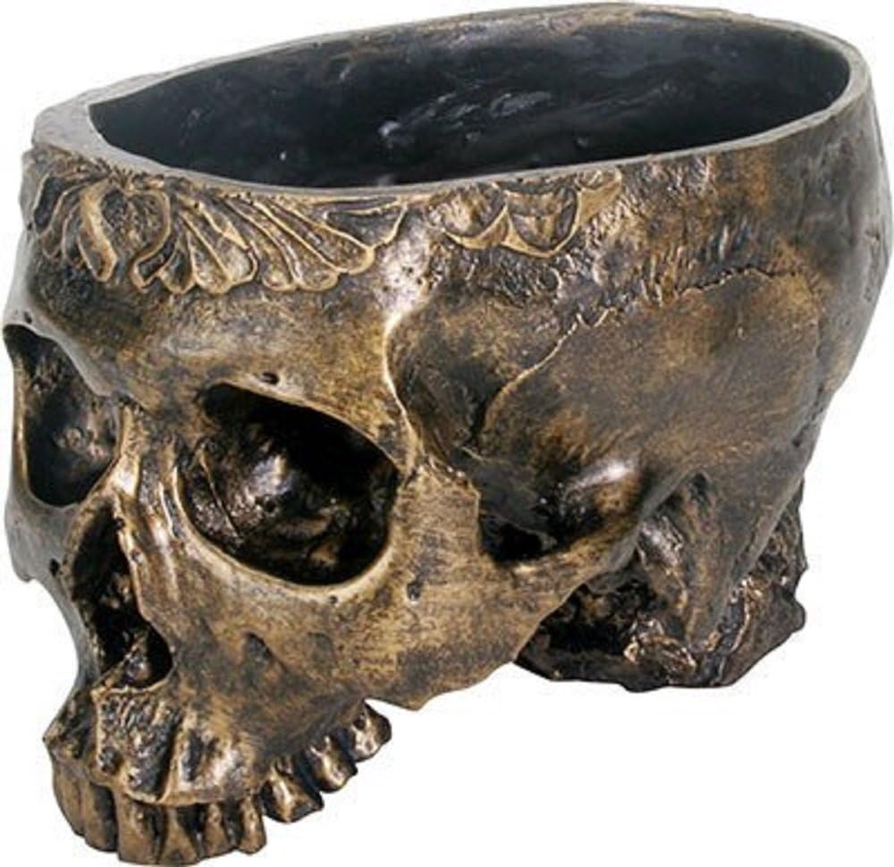 Human Skeleton Skull Planter Plant Pot Halloween Home Decoration Décor New