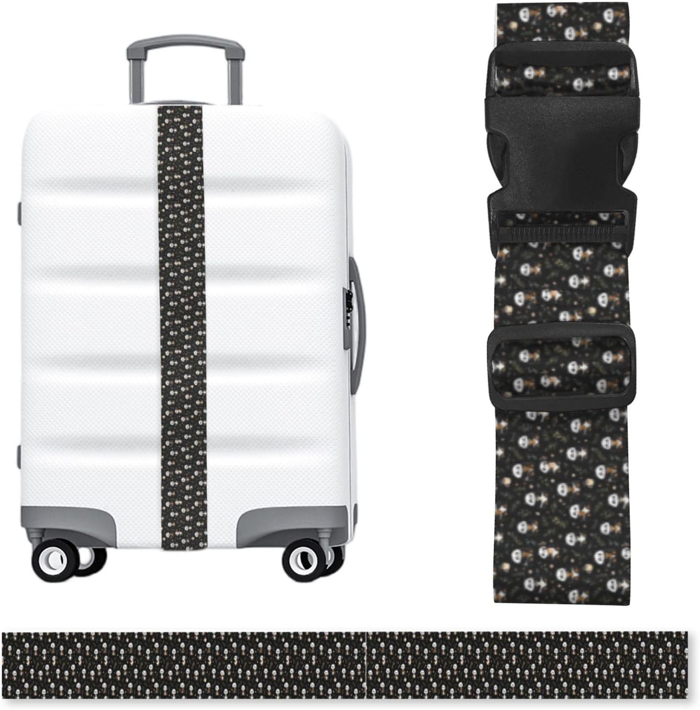Adjustable Luggage Strap 79in-Pandas