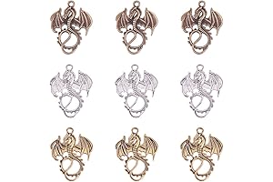 PH PandaHall Dragon Charms - Fierce Totems for Luck and Strength