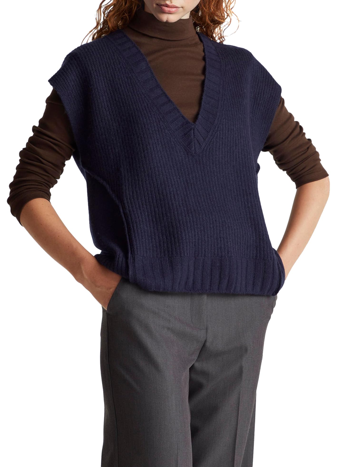 United Colors of Benetton Men's Women's Vest, Blue, M