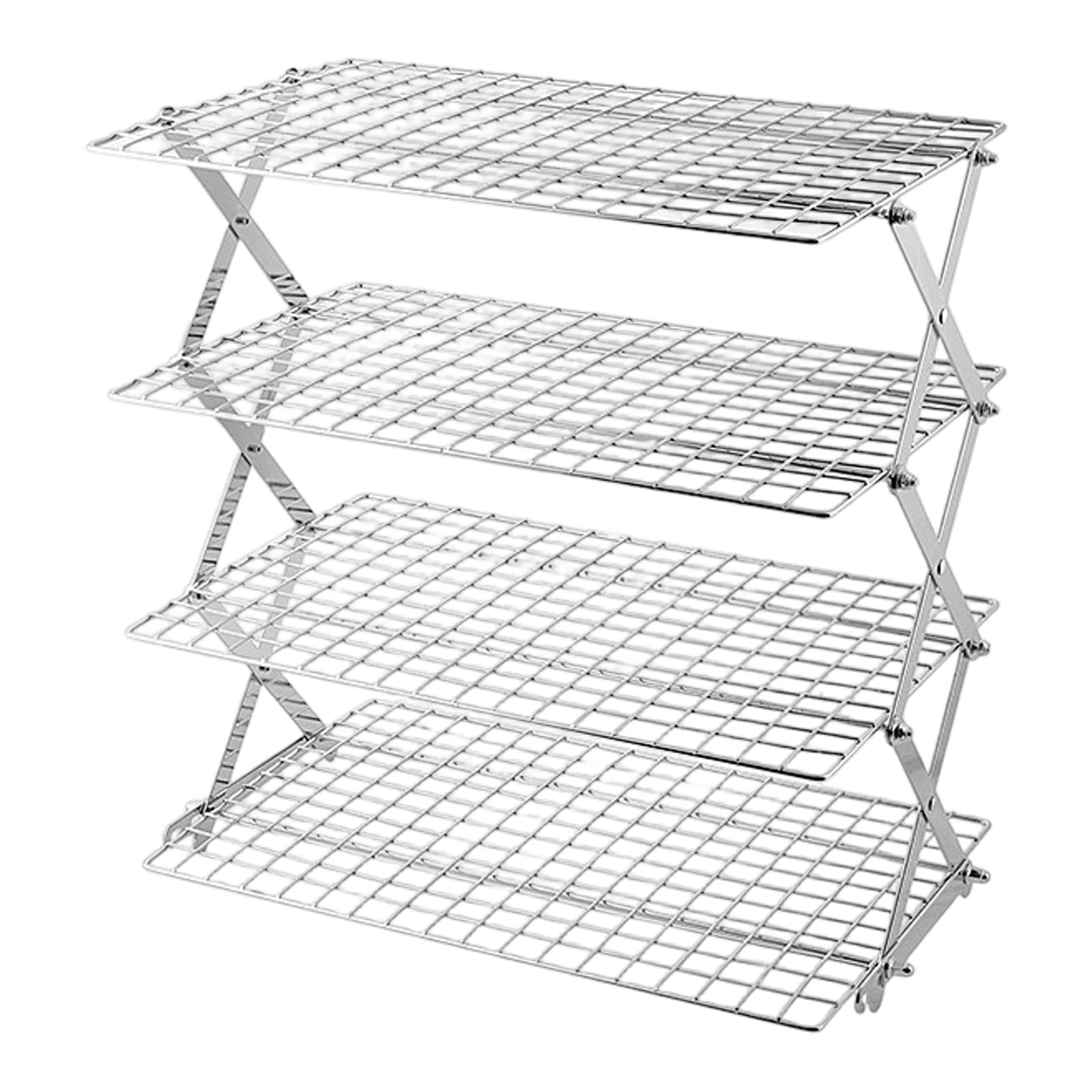 Piceioep Space Efficient Wire Rack for Picnics and Portable Kitchens Made to Last with Strong Build Foldable Kitchen Planner