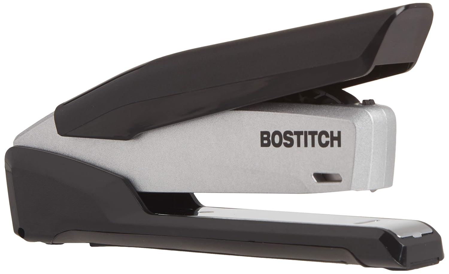 Bostitch Office Metal Executive 3 in 1 Stapler - One Finger, No Effort, Spring Powered - Black/Gray (INP28), 28 Sheets