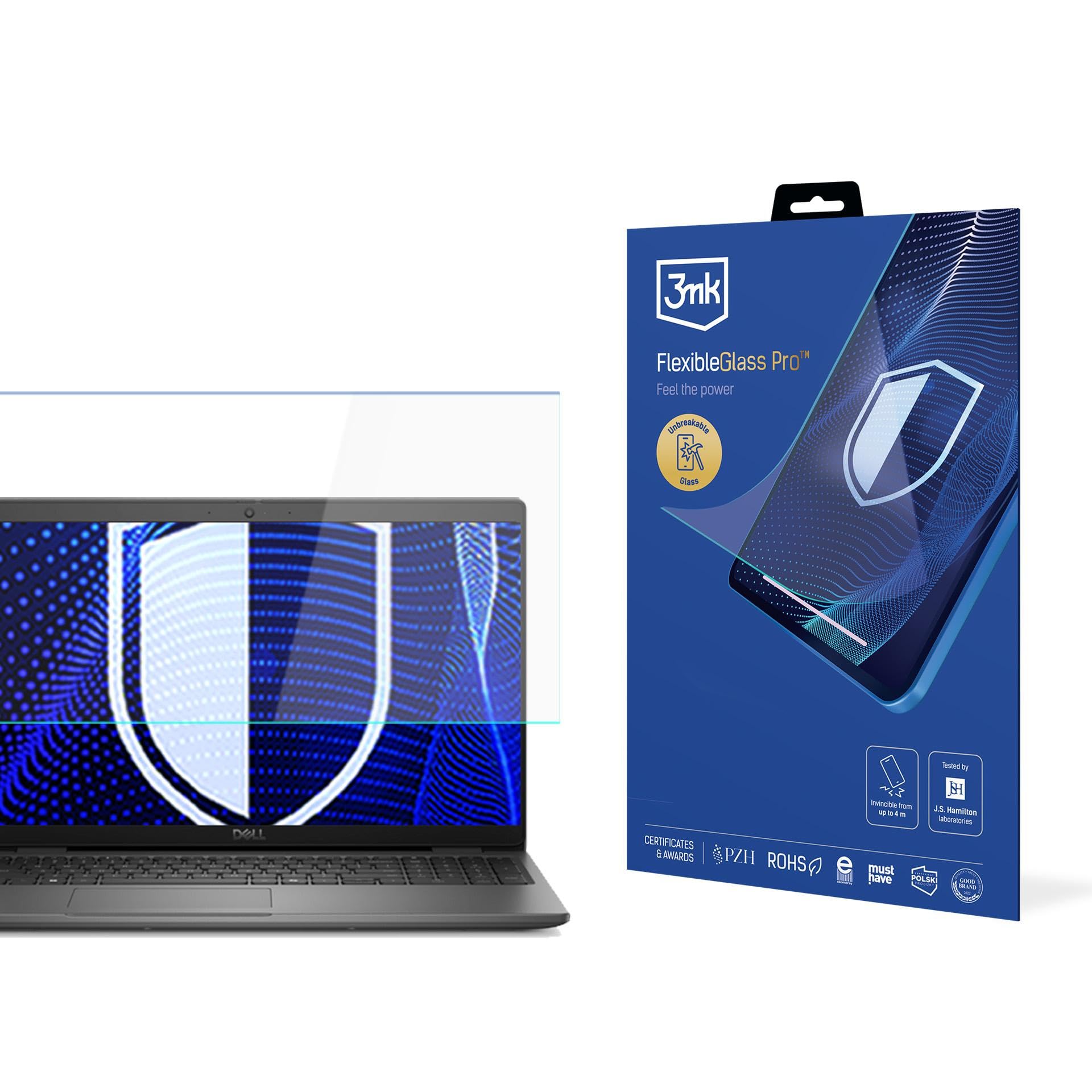 3mk FlexibleGlass Pro do Dell Latitude 3550 Szkło Hybrydowe Nietłukące Przezroczyste