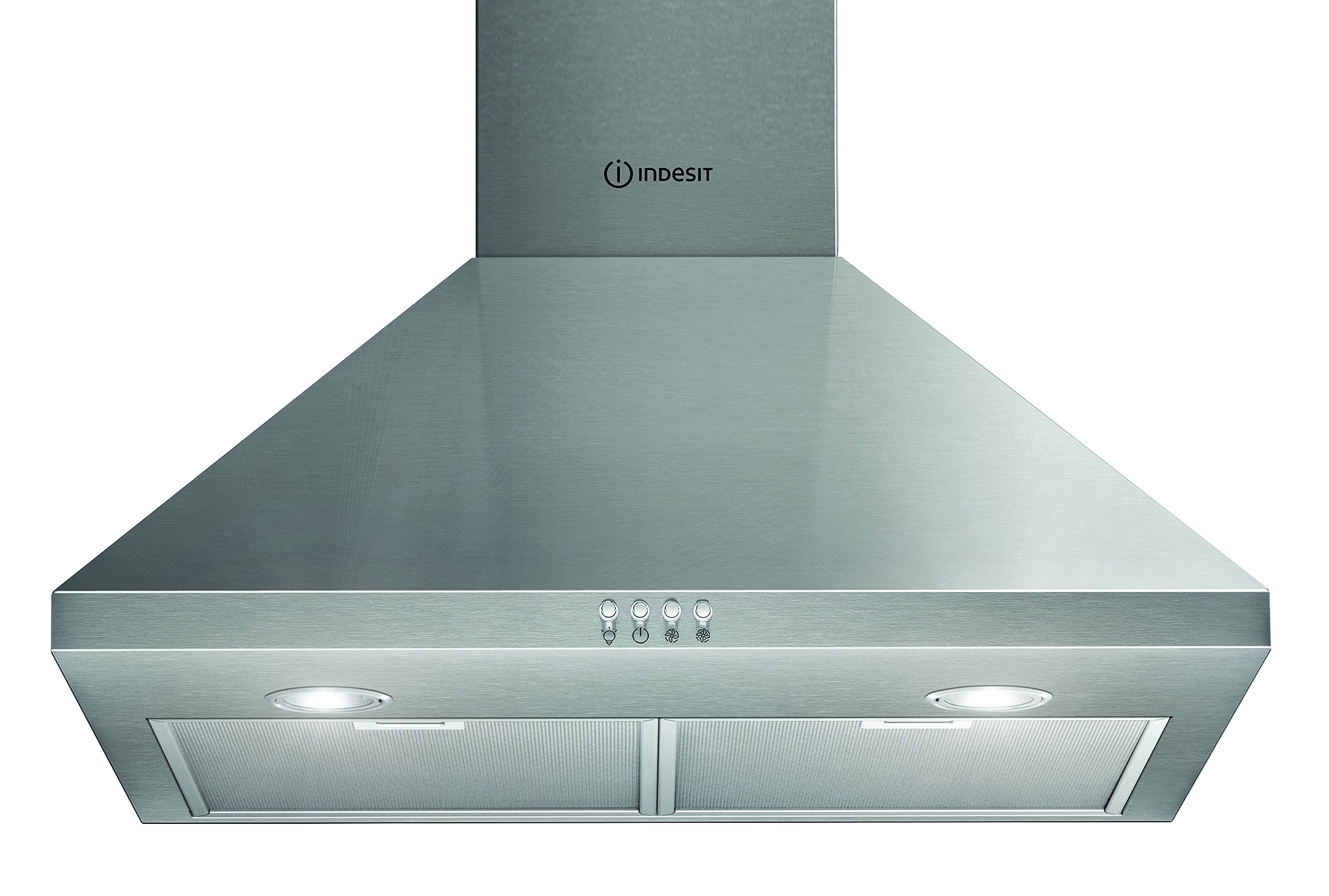 Indesit IHPC 6.5 LM X cappa aspirante 603 m³/h Cappa aspirante a parete Acciaio inossidabile B