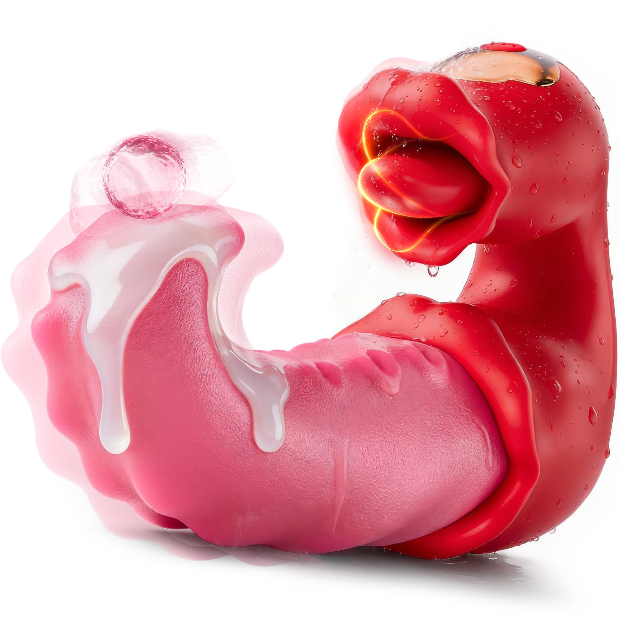 Sex Toys Vibrator Adult Toys for Women Thrusting Vibrators Dildo Rose Sex Toy with 10 Licking Vibration Modes