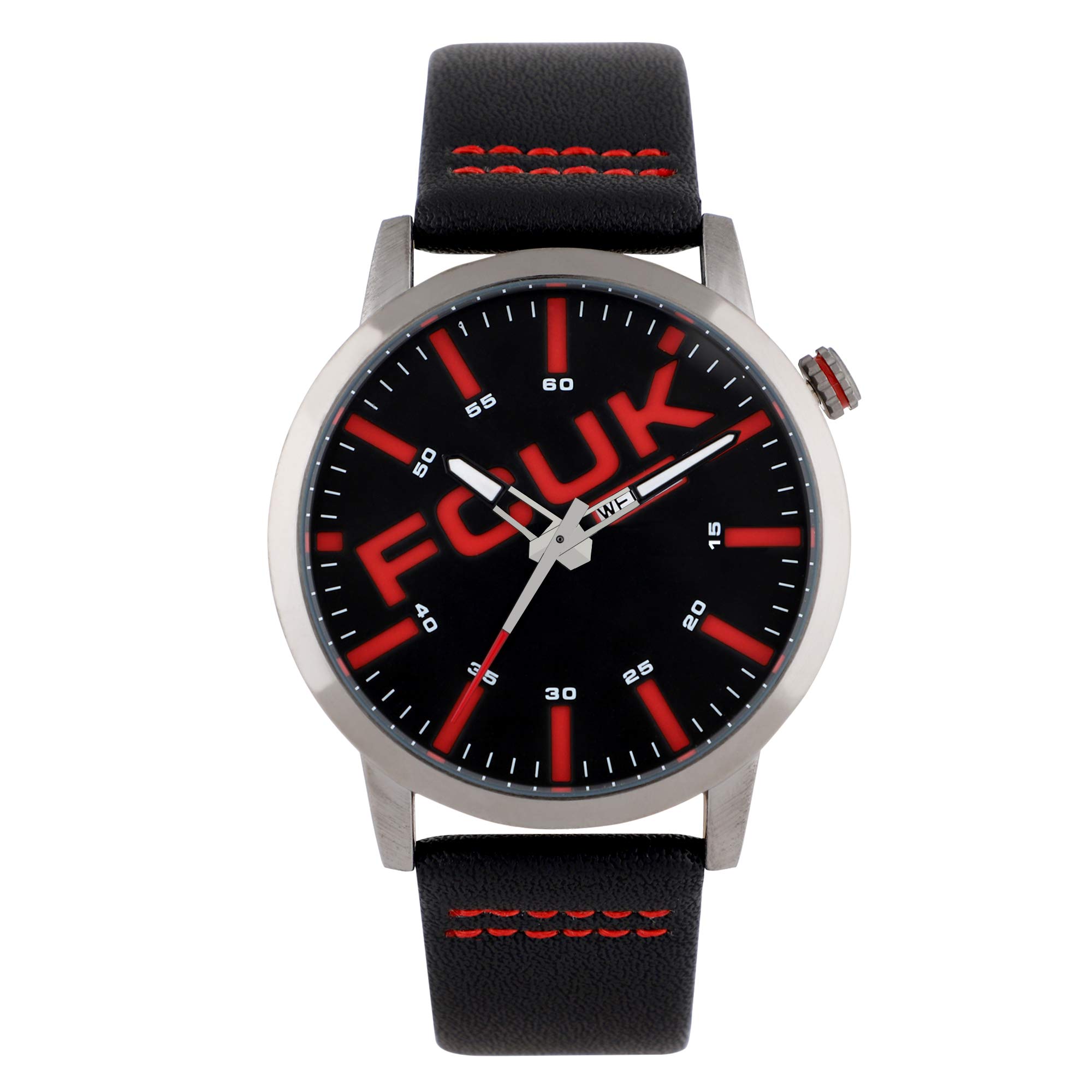 FCUK Analog Black Dial Mens Watch-FK0010B (B0835GMMJH) Amazon Price History, Amazon Price Tracker