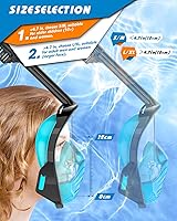 Vista 2 de QingSong Máscara de esnórquel de cara completa para adultos, equipo de esnórquel con soporte para cámara, juego de esnórquel con vista panorámica