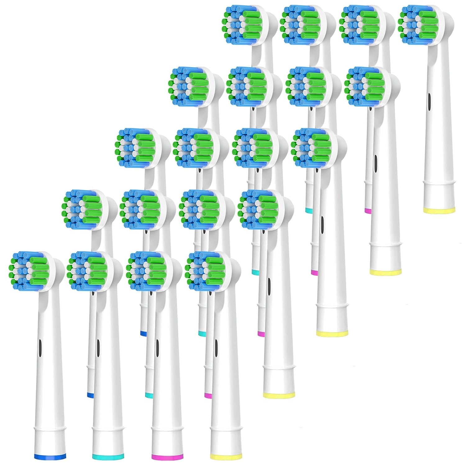 Replacement Toothbrush Heads Compatible with Braun Oral B 20 Pack Professional Electric Brush Heads for Oral B Replacement