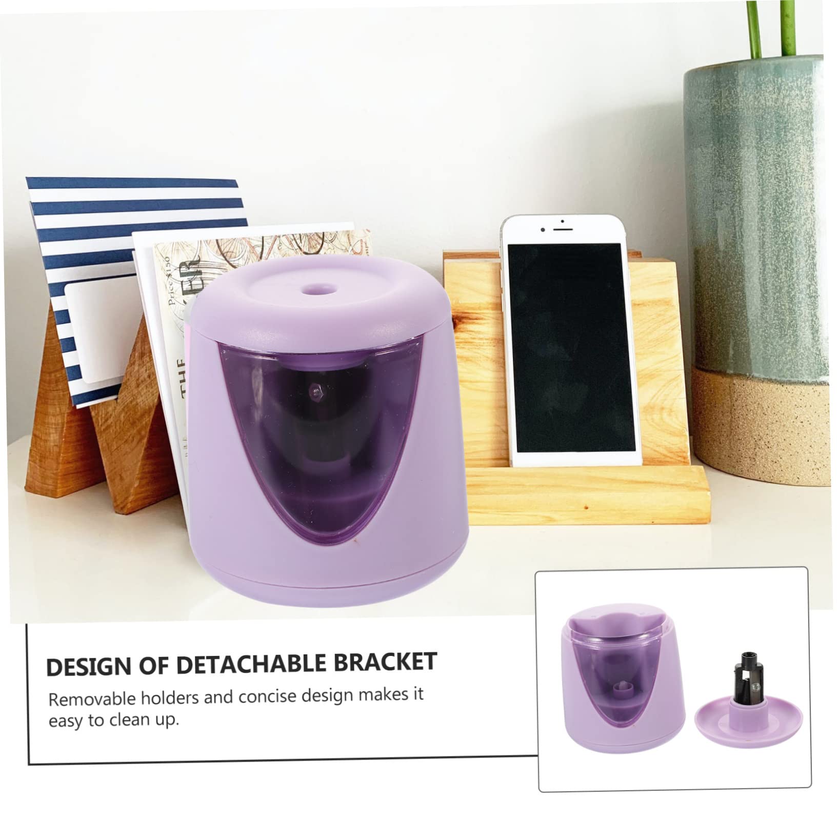 Ciieeo Temperamatite Elettrico Automatico Per Ragazzi E Ragazze 3 Pezzi Forniture Scolastiche Creative Cancelleria Per Studenti in Plastica Facile Da Usare