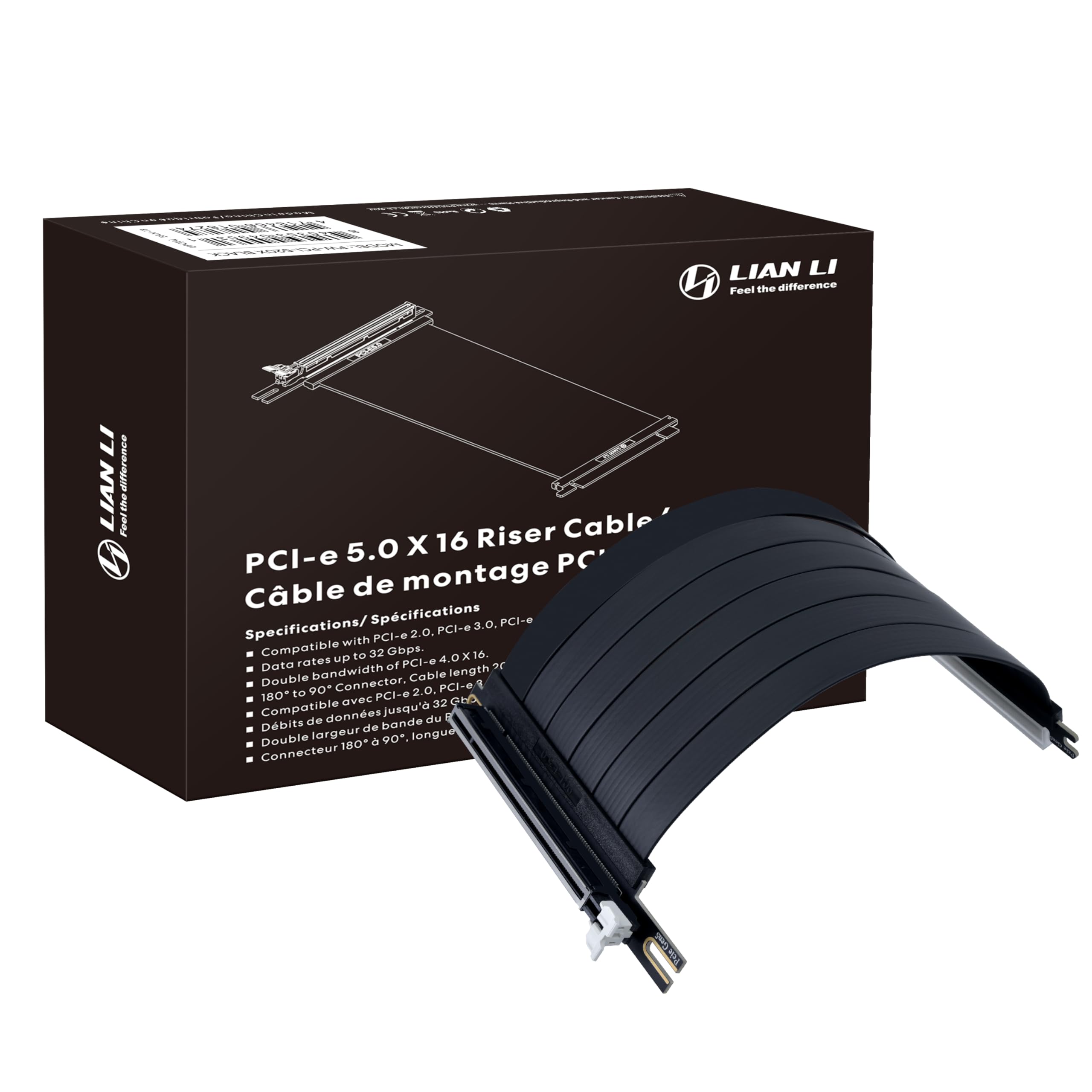 Amazon.co.jp: Lian Li - PCIE 5.0 ライザーケーブル プレミアム PCI-E