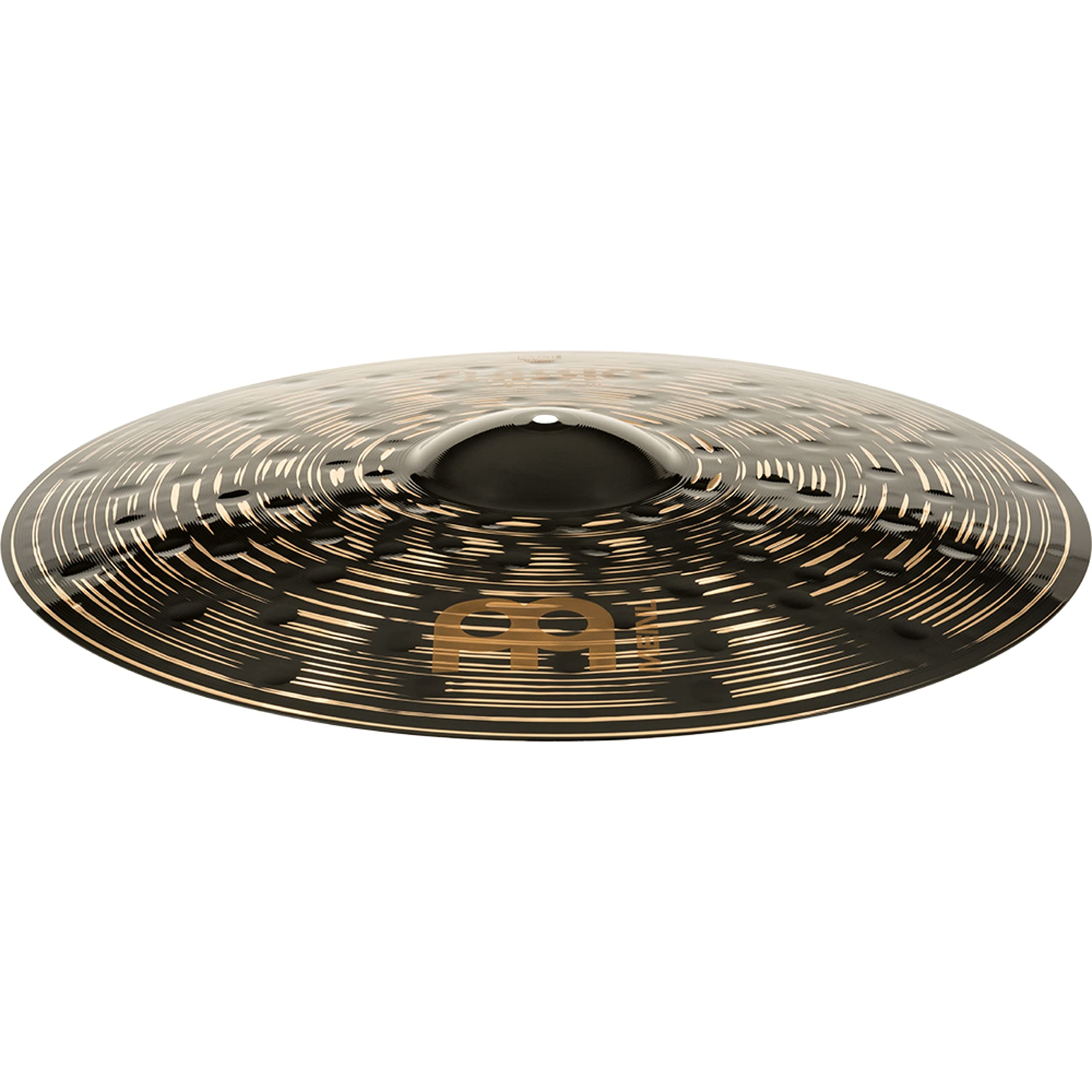 Meinl Cymbals Classics Custom Dark Piatto Crash-Ride 22 pollici (55,88cm) per Batteria - Bronzo B12, Finitura Scura, Prodotto in Germania (CC22DACR)