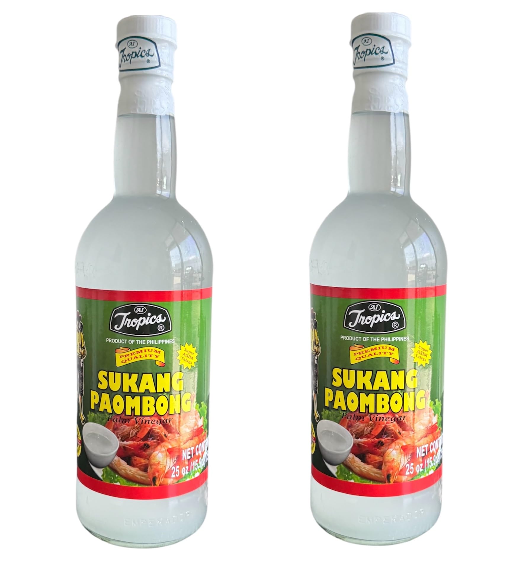 AquaNation Listing For Tropics Palm Sukang Paombong 25 fl oz (750ml) – Traditional Filipino Vinegar for Adobo, Dipping Sauces & Cooking – Authentic