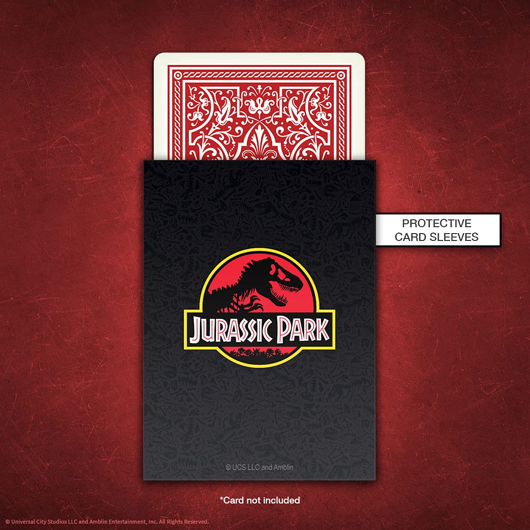 jurassic world card sleeves Official Licensed Park TCG Deck Box Case Korea and Lorcana Cards Jurassic Park Card Sleeves 100