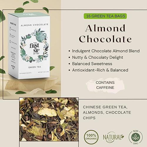 Miniatura 10 de Piña dulce, té verde de hojas sueltas, con cafeína, antioxidantes, caliente y helado, 80-100 tazas a granel  The Spice Hut, primer sorbo de té