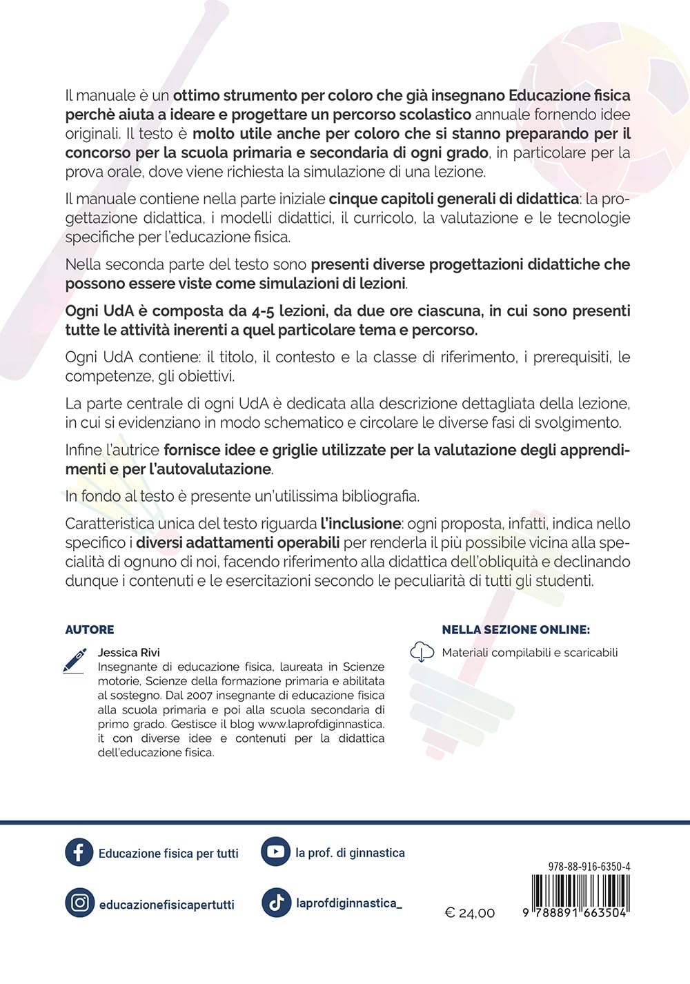 Educazione fisica per tutti - Progettazione didattica e UDA per la scuola primaria e secondaria di I e II grado