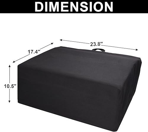 Miniatura 6 de Cubierta para parrilla Weber Lumin Compact Outdoor Electric BBQ Grill, para Weber Lumin Electric Grill Bonnet Cover Compact 7197, 91010901,