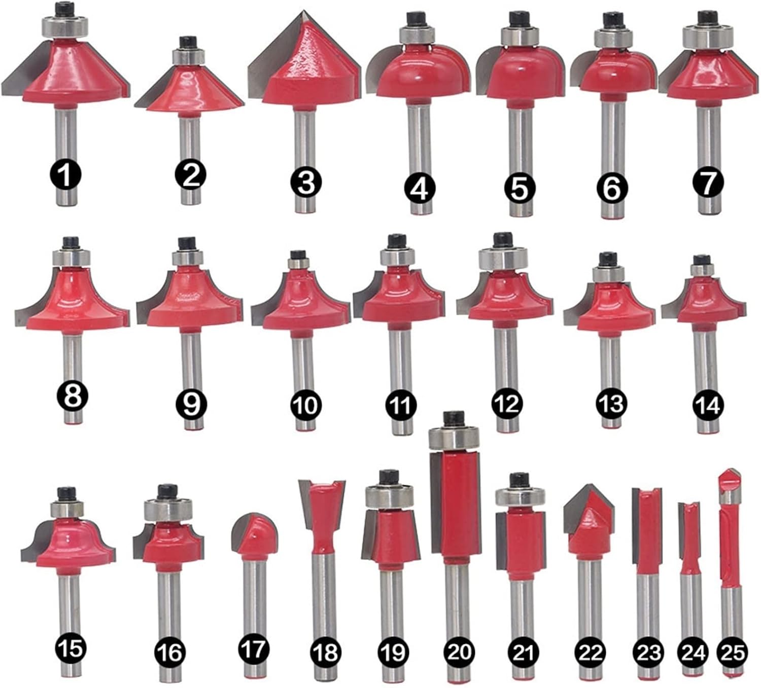 Amazon.co.jp 木工 ルータビット 1ピース6 mmシャンク木製ルータービットストレートエンドミルトリマークリーニングフラッシ