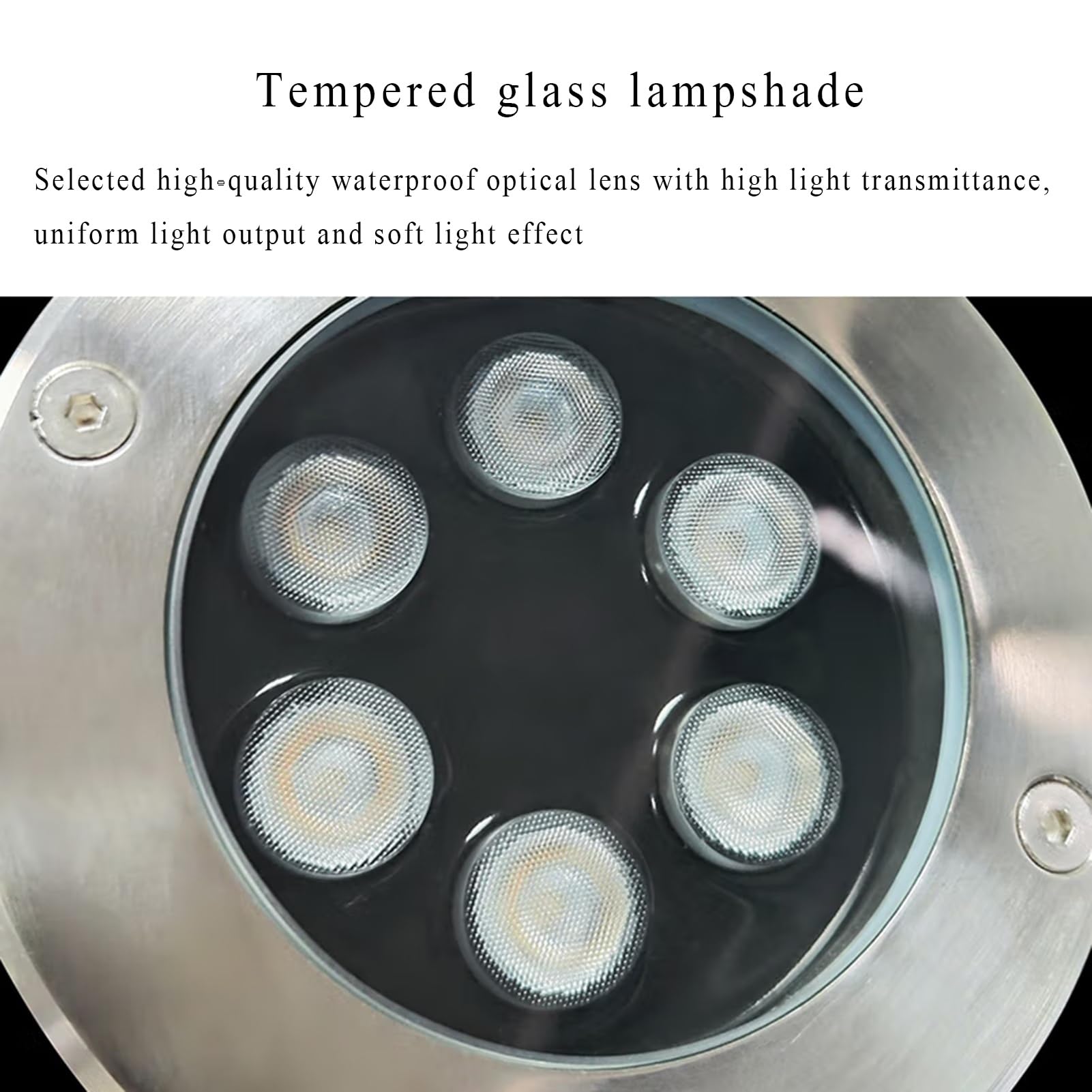 Zewnętrzna Lampa Gruntowa Led Do Wkopania W Ziemię, Ip66, Wodoodporna, Wbudowana Lampa Podziemna, Ac85-265V, Do Ogrodu, Patio, Ścieżki, Podjazdu, Oświetlenia Krajobrazu, Czerwona, 15 W