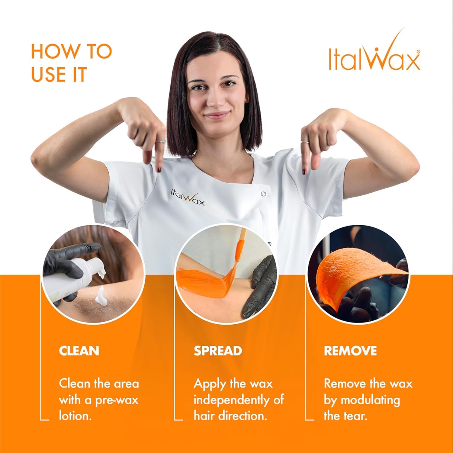 Italwax Top Line Coral – Cire Pelable Professionnelle 750g – Sans Colophane Idéale Peaux Sensibles – Épilation sans Bandes Haute Précision Maillot et Aisselles – Sans Parfum