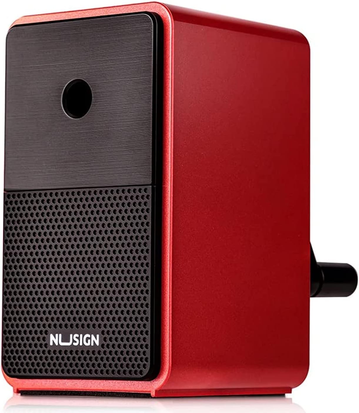 deli Nusign Rotary Sharpener for Graphite Pencil, 6.9 mm x 8 mm Size, Red