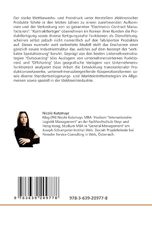 Electronics Contract Manufacturing: Outsourcing und Offshoring in der Elektronikindustrie
