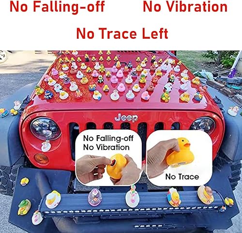 Miniatura 5 de 40 tapones de pato, soporte de pato de goma, soporte de pato de goma para Jeep Dash y pantalla fija, regalo para los amantes de Jeep, incluye