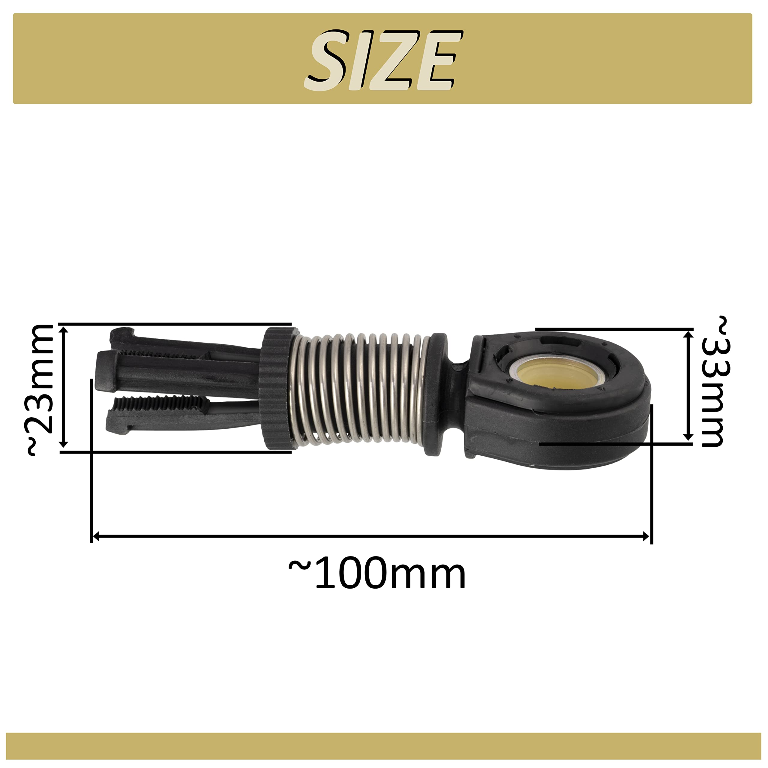 AERZETIX - C66791 - Tiracavo, cambio manuale - per veicoli con tiretto di cavo per cambiare velocità - compatibile con numeri OE 1J0711761